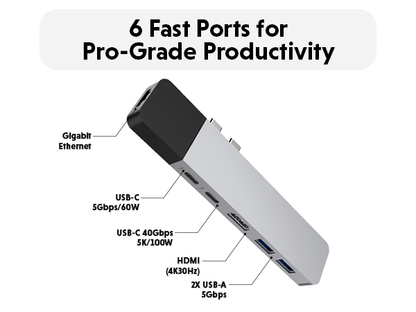 usb to usb c adapter multiport docking station hdmi ports usb c docking station PD 3.0 laptop dock