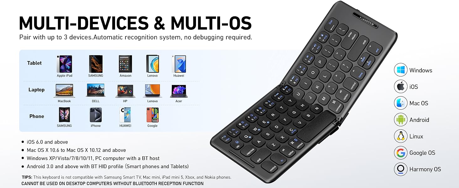 foldable keyboard bluetooth