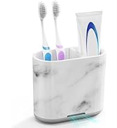 Chintu Toothbrush Holders, 2 Slots Tooth Brush Holder for Bathrooms, Kids Electric Toothbrush and...