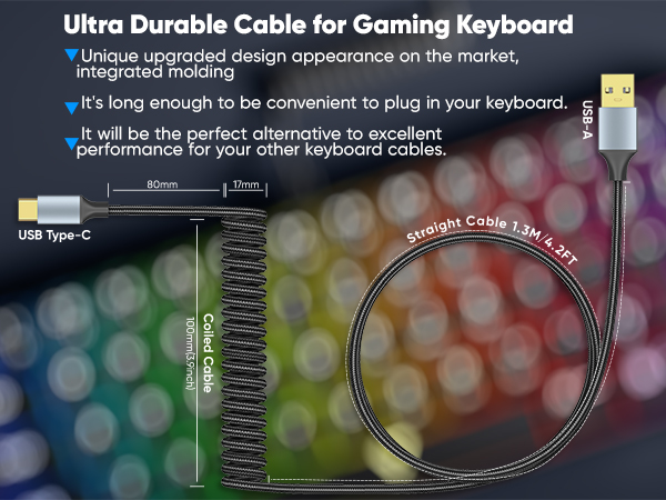 keyboard cable usb c