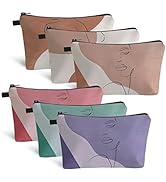 Makeup Bag Travel Pouch Cosmetic Purse Deafun Small Zipper Toiletry Organizer Gift for Women (6 P...