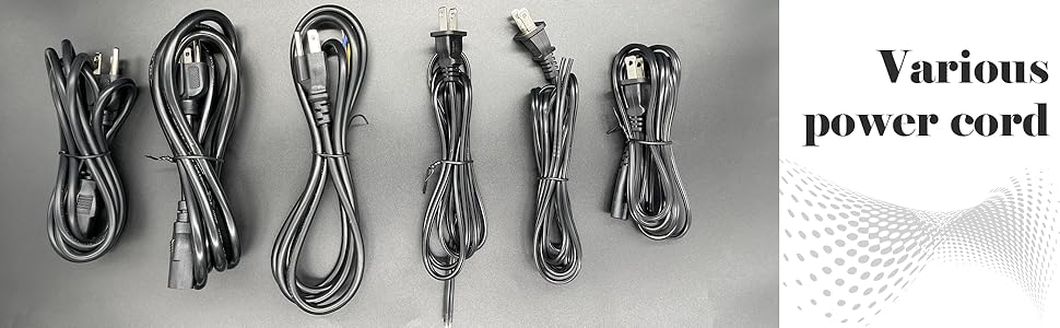 various power cord