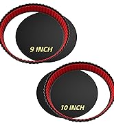 Tart Pan with Removable Bottom,9 Inch 10 Inch Tart and Quiche Pan,Non-stick Round Carbon Steel De...