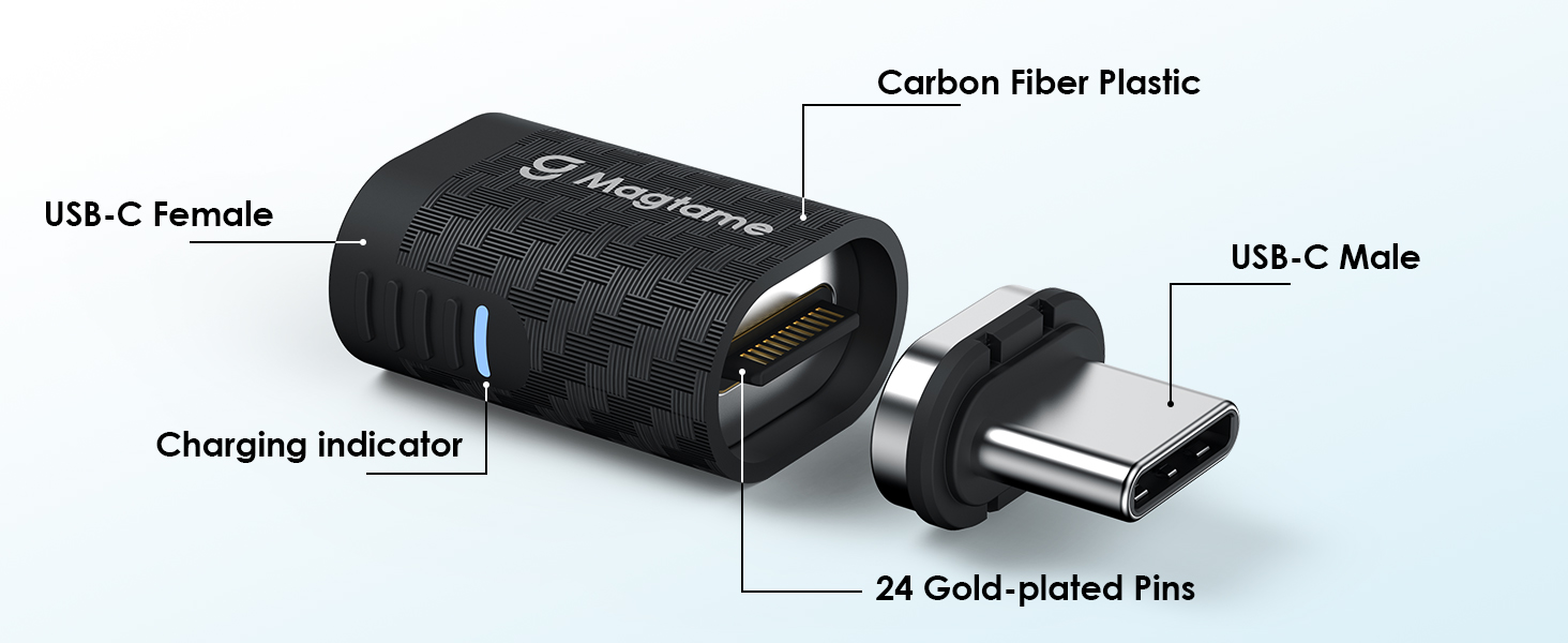 usb c to usb c magnetic usb c adapter