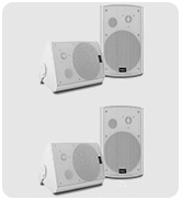 Pyle PDWR61BTWT 6.5 Inch Wall Mount Waterproof Stereo Speaker System for Indoor or Outdoor