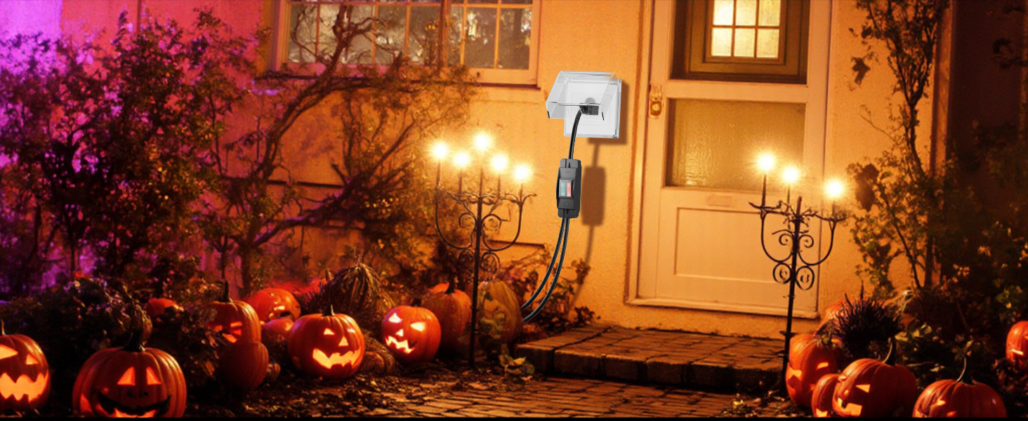 2 Way Power Cord Splitter Cable