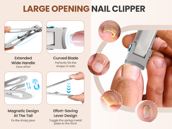 Large Opening Nail Clipper