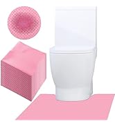 SYMHHA Upgraded 20 Pack Disposable Toilet Mats for Clean&amp;Hygienic Bathroom,Super Absorbent Toilet...