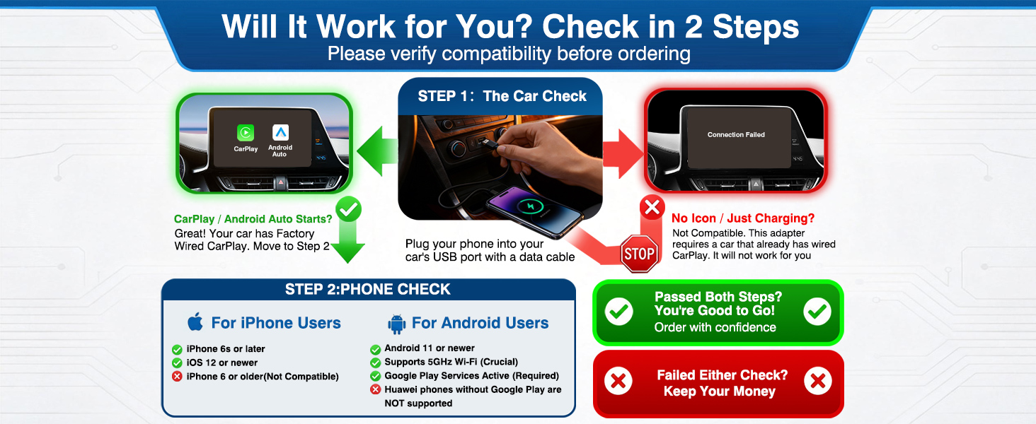 wired to wireless carplay adapter 2026 carplay wireless adapter android auto adapter