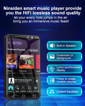 Mp3 music player with HiFi Speaker
