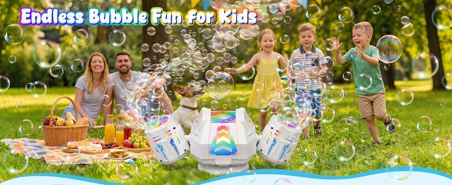bubble machine for kids outdoor fun
