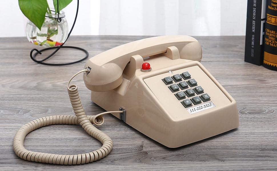 Retro Corded Desk Phone
