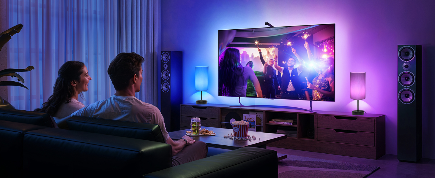 Create your own lighting effect based on the occasion, like party, reading, working, home dining.