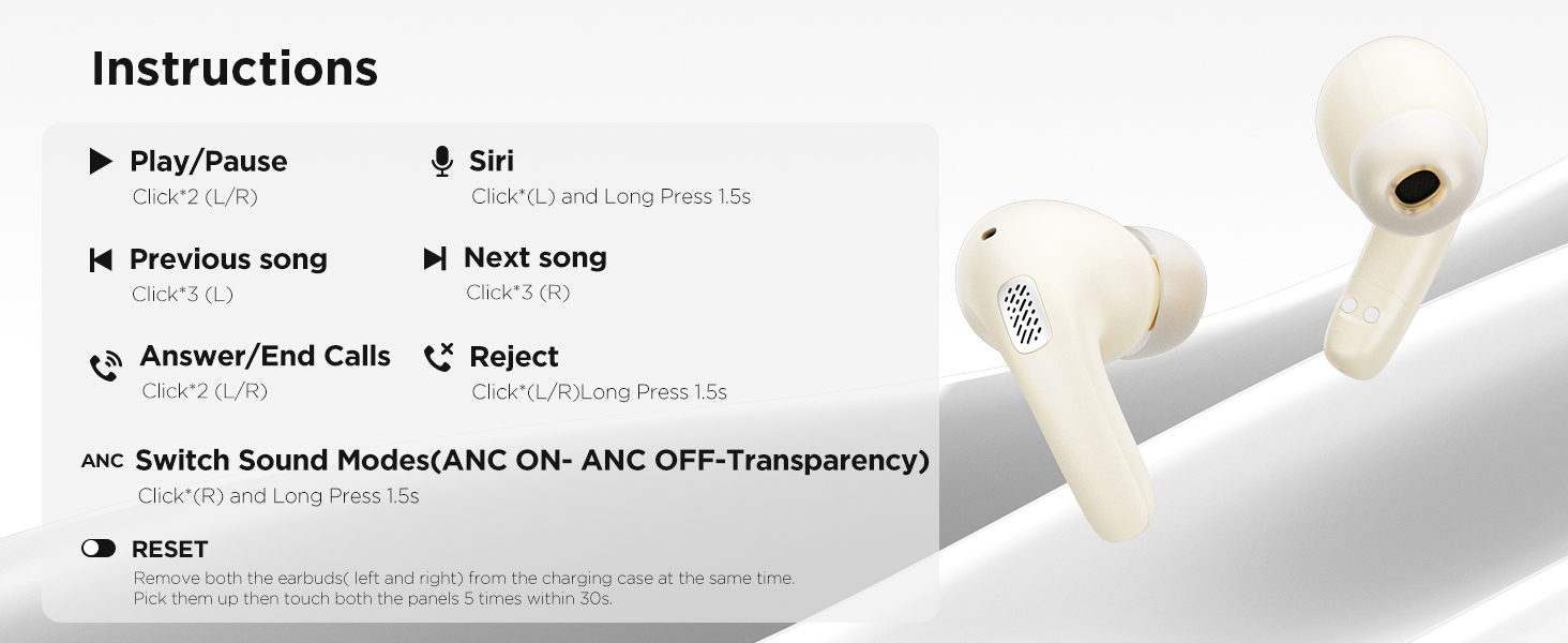 TALIX noise cancelling headphones