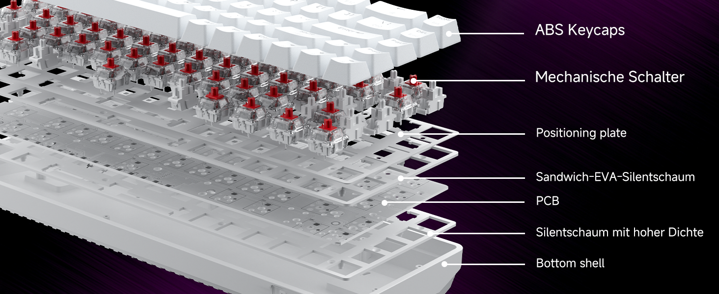 60% mechanical gaming keyboard