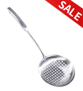 Newness Slotted Spoon, [Rustproof, Integral Forming, Durable] 304 Stainless Steel Widen Skimmer w...