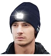Keains Unisex Bluetooth Led Beanie with Light and Wireless Headphones, Unique Christmas Tech Gift...