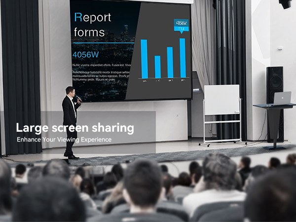 Wireless HDMI Transmitter and Receiver, Wireless HDMI Extender Kit 4K 2.4G/5G for Streaming TV