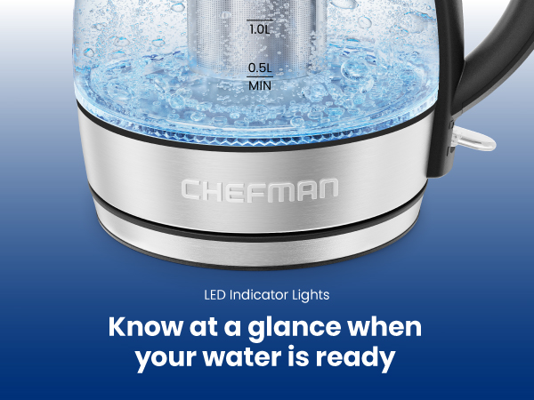 Know at a glance when your water is ready