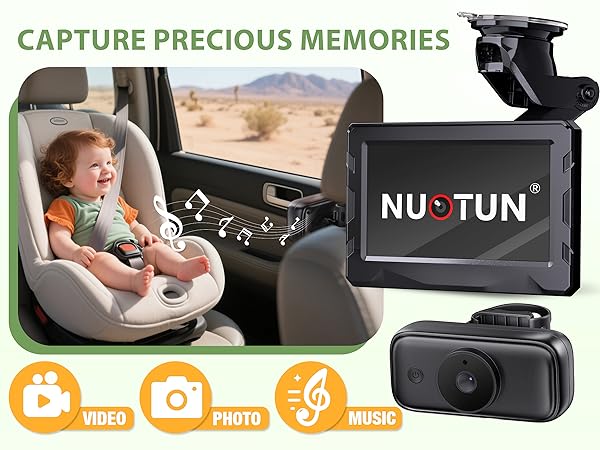bluetooth baby car camera
