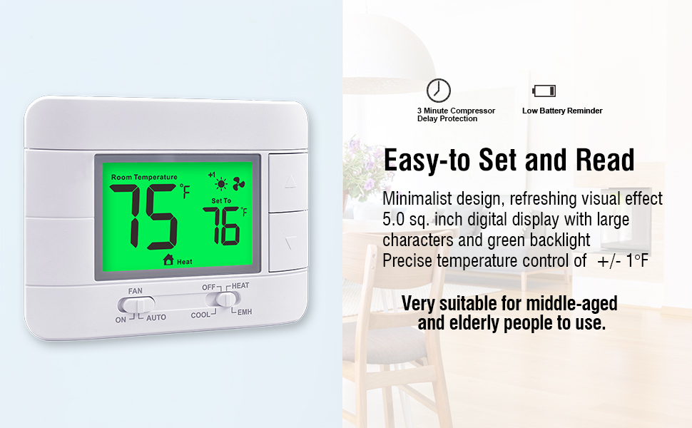 heat pump thermostat