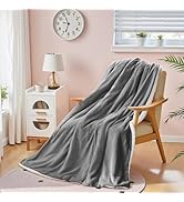 STHYTON Electric Blanket Twin Size, Soft &amp; Cozy Heated Throw Blanket with 9 Heat Settings &amp; 2-10 ...