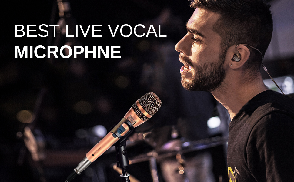 microphone for singing, wired microphone, dynamic microphone, mic, singing microphone