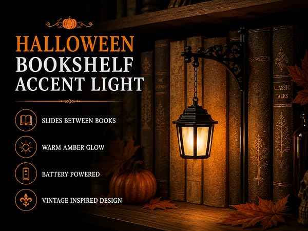 bookshelf lantern