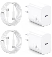 35W iPad Charger Fast Charging, Type C Super Fast Charger Block with 6FT USB C Cable for iPad Pro...