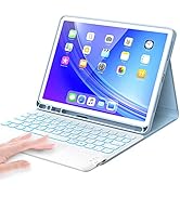 iPad Air 5th/4th Generation Case with Keyboard, iPad Pro 11 inch Keyboard, Smart Trackpad, 7 Colo...