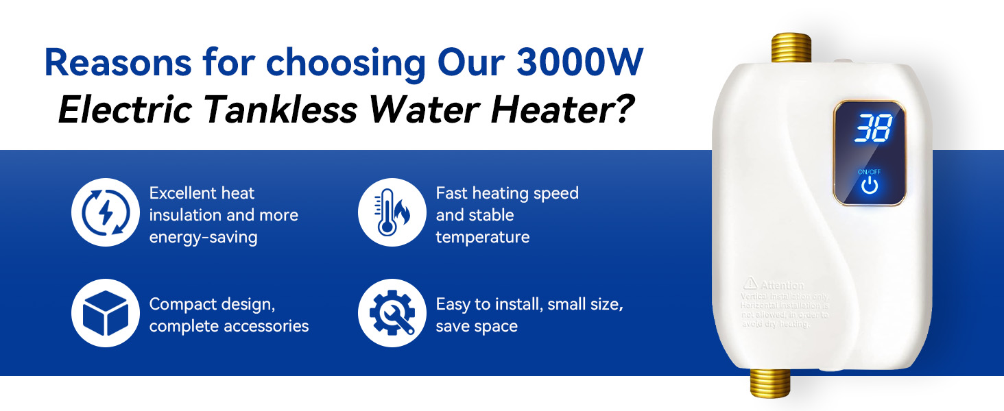 electric tankless water heater