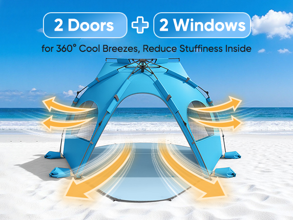 pop up beach tent