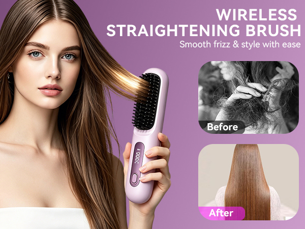WIRELESS STRAIGHTENING BRUSH