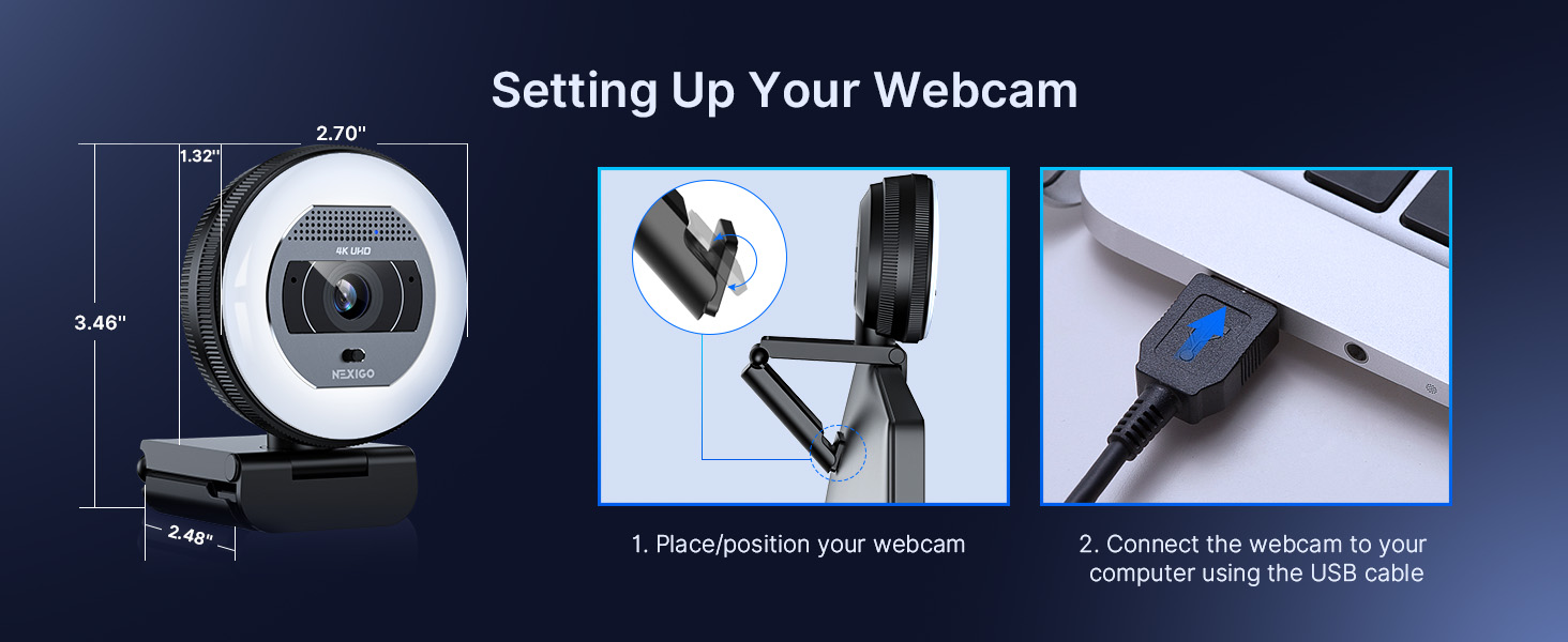 Webcam setup tutorial.