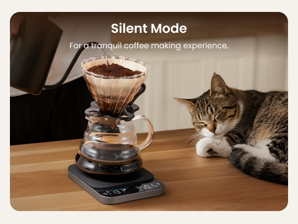coffee espresso cale with timer rechargeable pour over coffee bean weihgt scales