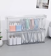 stackable cord storage box