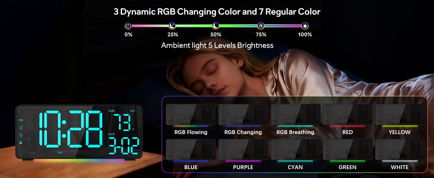 alarm clocks for bedrooms