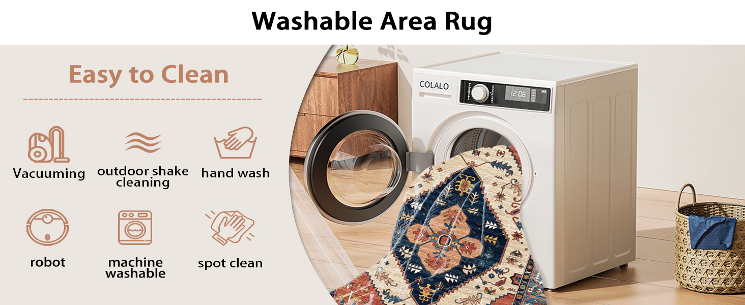 Washable Area Rug