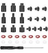 IEAWISL M.2 SSD Screws Kit, NVMe Screws for ASUS MSI Gigabyte Asrock Motherboard, 34Pcs M.2 SSD S...