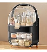 Makeup Organizer, Skincare Holder Bathroom Counter Organizer, Storage Box Cosmetic Display Cases,...