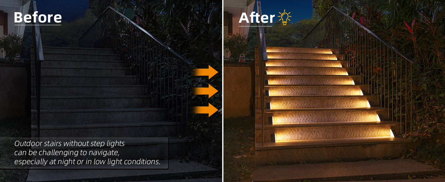 solar step lights