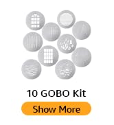 Aputure 10 GOBO Kit Compatible with Aputure Spotlight Mount B-Size Gobos
