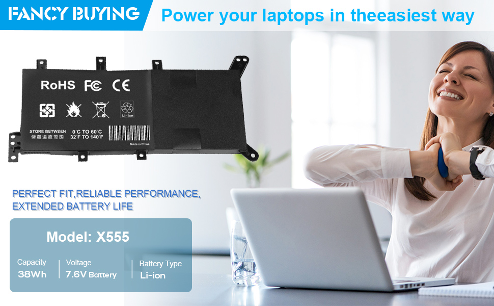 C21N1347 2ICP4/63/134 *Fit for: Asus X550 X555 X555LA X555LD X555LN battery