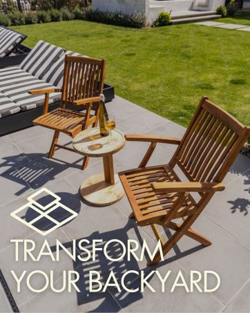 teak wood folding chair, teak wood side table