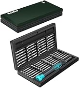 Banshu 49 in 1 Small Precision Screwdriver Set, Insulated Handle, 48 Magnetic Bits, 360° Spin Cap...