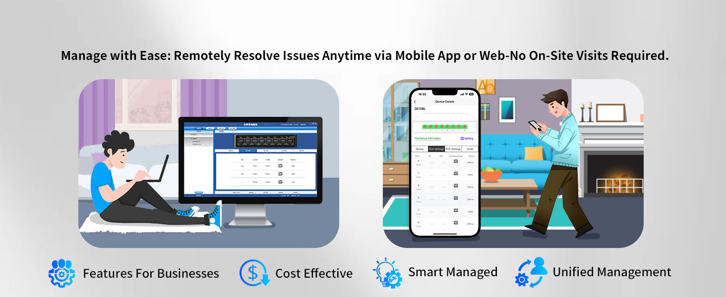 8 port gigabit ethernet switch