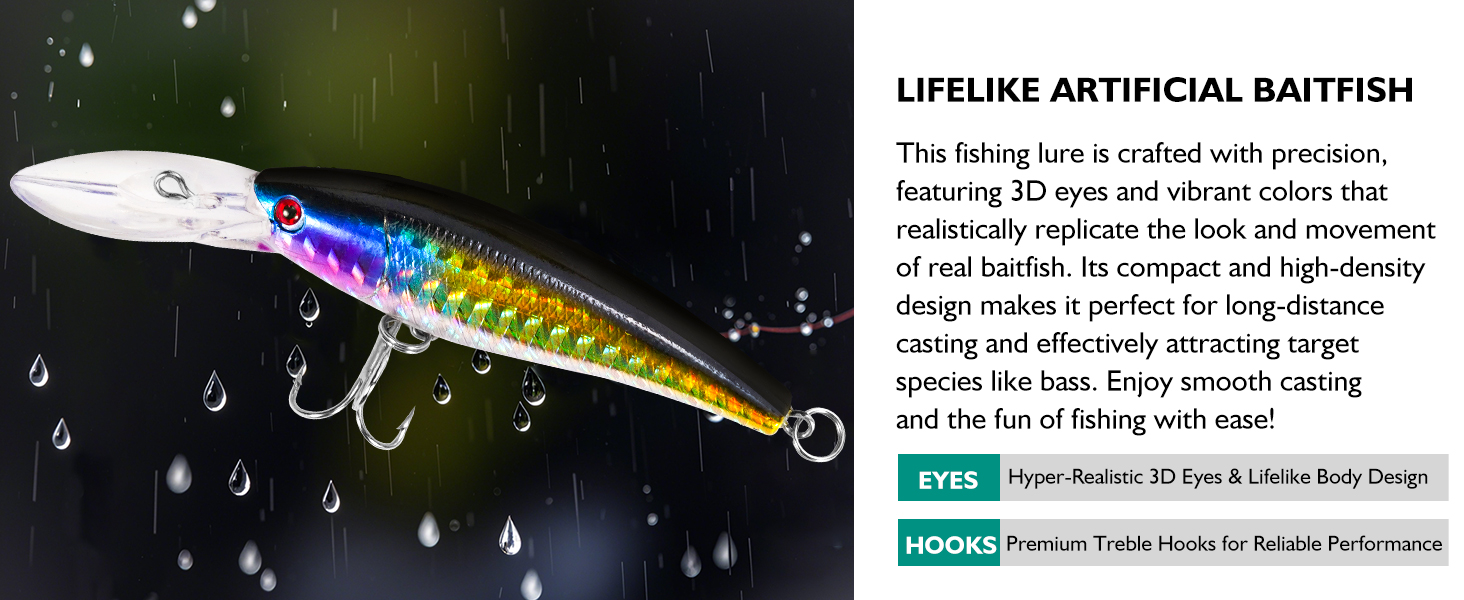 Lifelike Artificial Baitfish