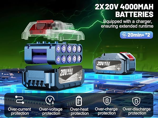 lawn blower cordless with battery