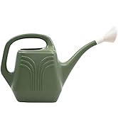 Bloem Promo Watering Can: 2 Gallon Capacity - Living Green - Durable Resin, Removable Nozzle Spou...