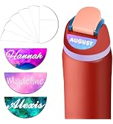 AIERSA 6Pcs Sublimation Name Plates Blanks for Owala,Water Bottle Accessories for Owala 24/32/40 ...